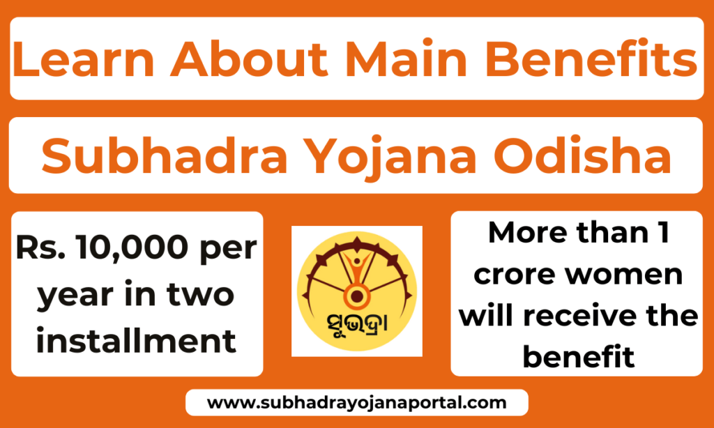 Benefits of Subhadra Yojana Odisha 2025